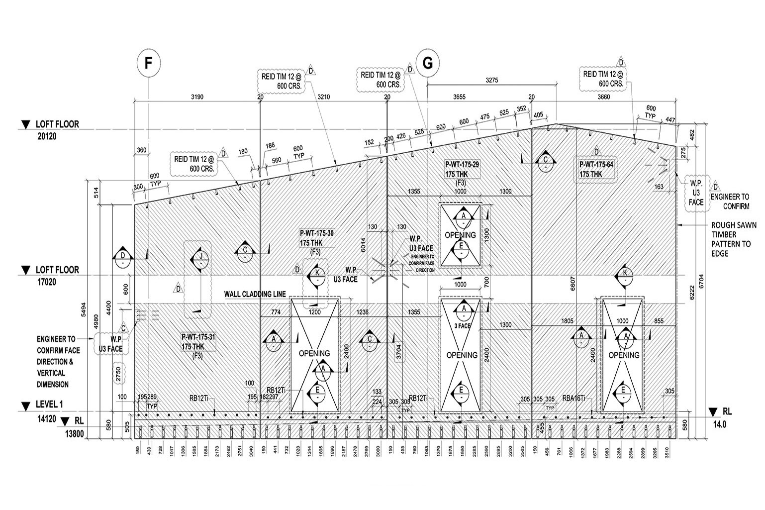 Precast concrete detailing and panel coordination